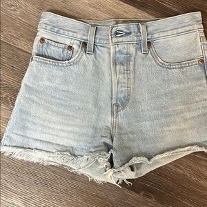 Levi’s wedgie short Light Blue Denim Women Shorts